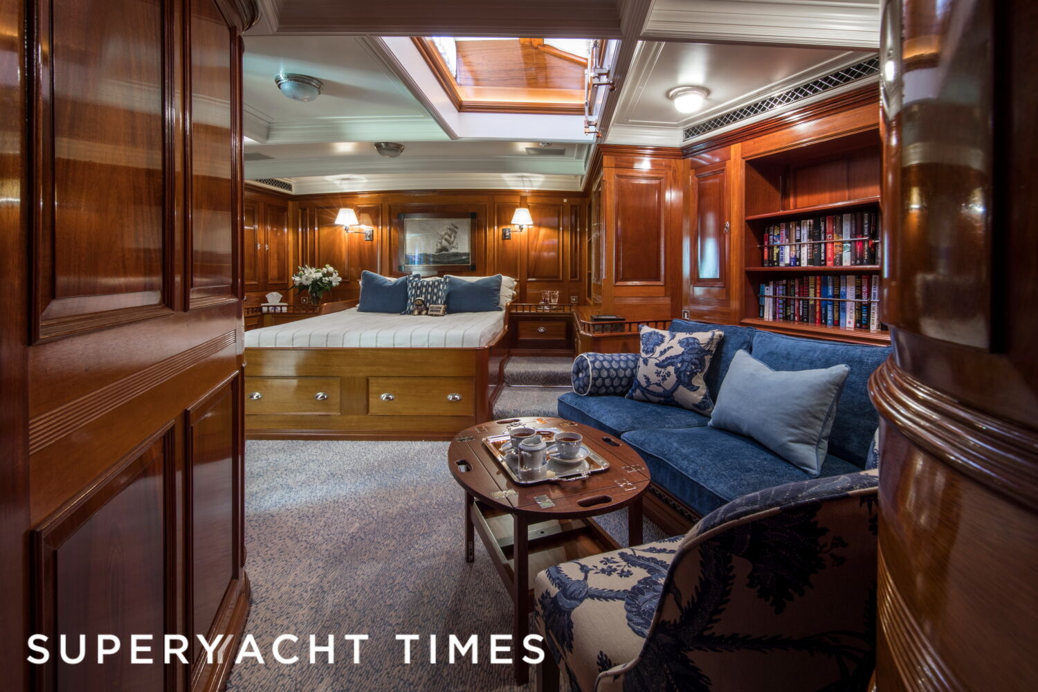 Adela yacht cabin 
