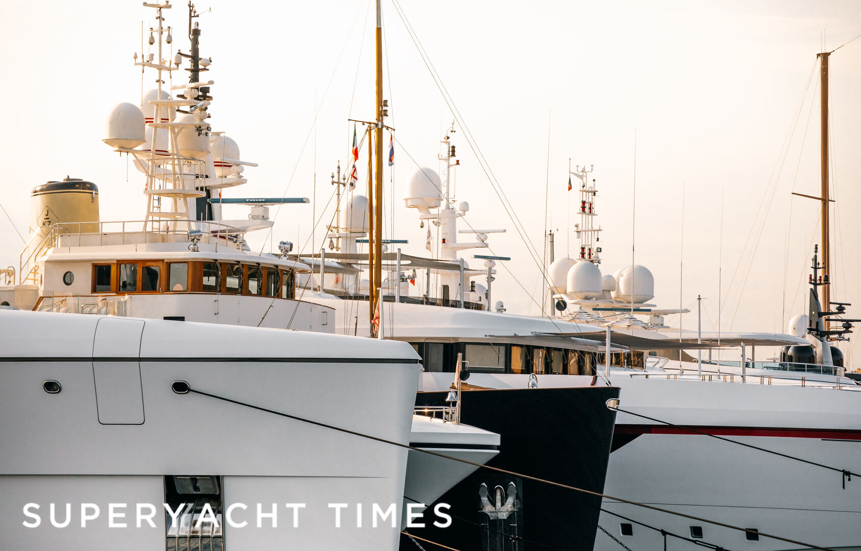 Yachts docked in Porto Cervo 