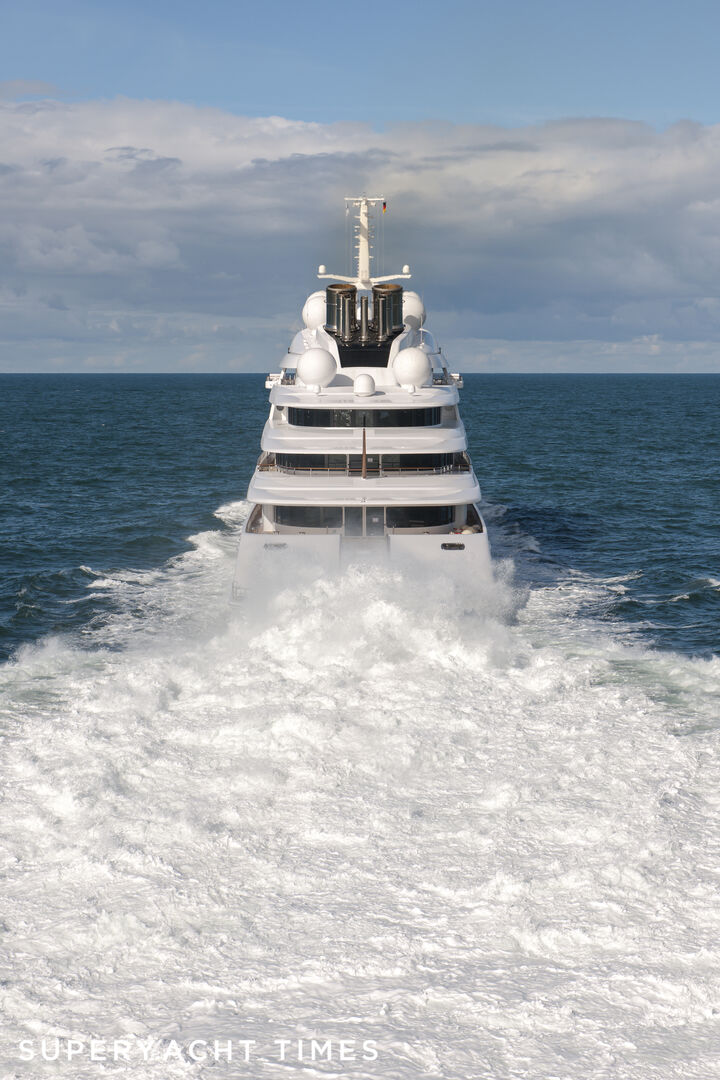 Azzam stern at full speed