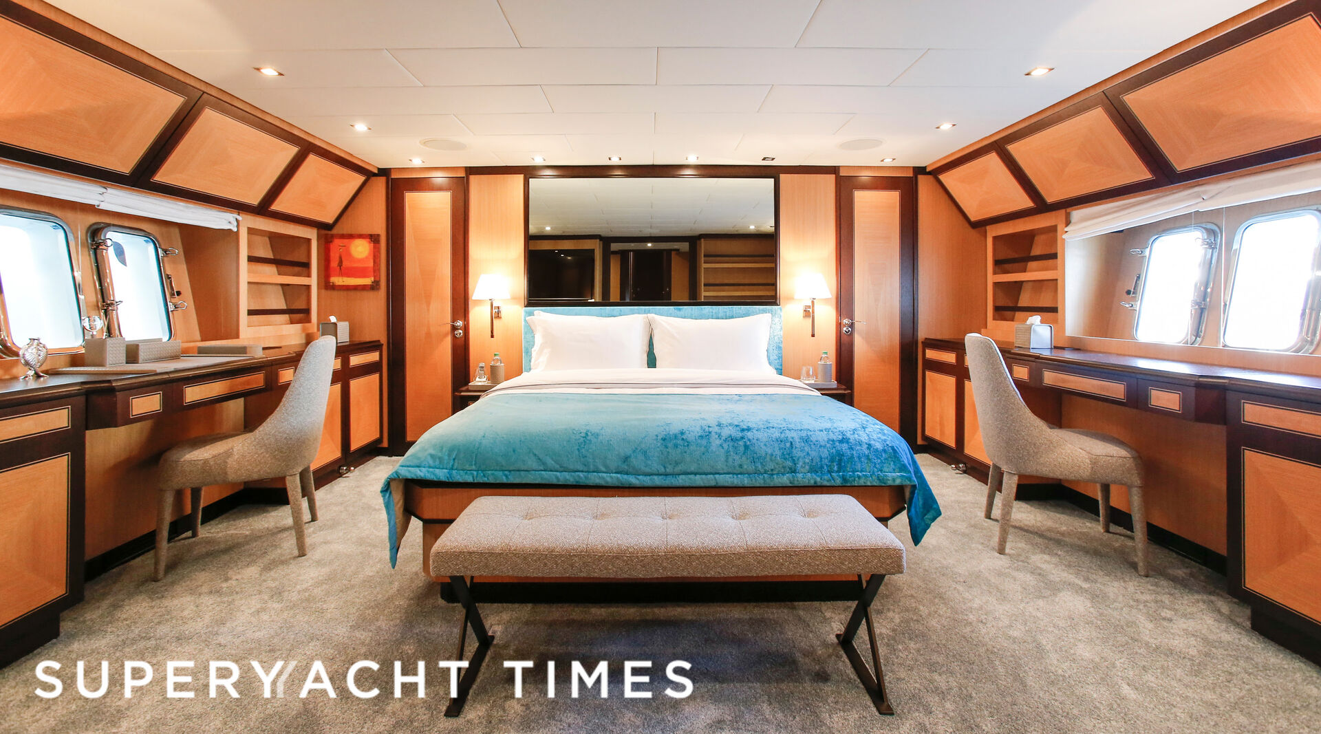 The Office yacht stateroom